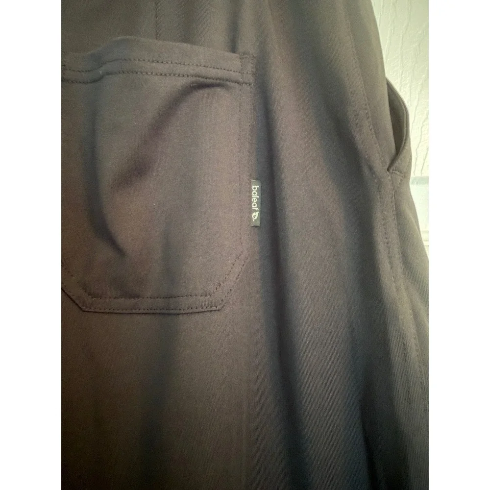 Baleaf Womens Black Athletic Golf Hiking Pants Size Medium Straight Leg Stretch